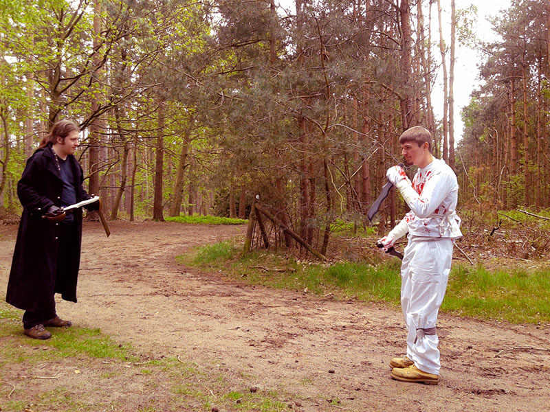 Knife fight! 
