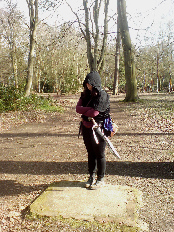 Nerys looking all emo.